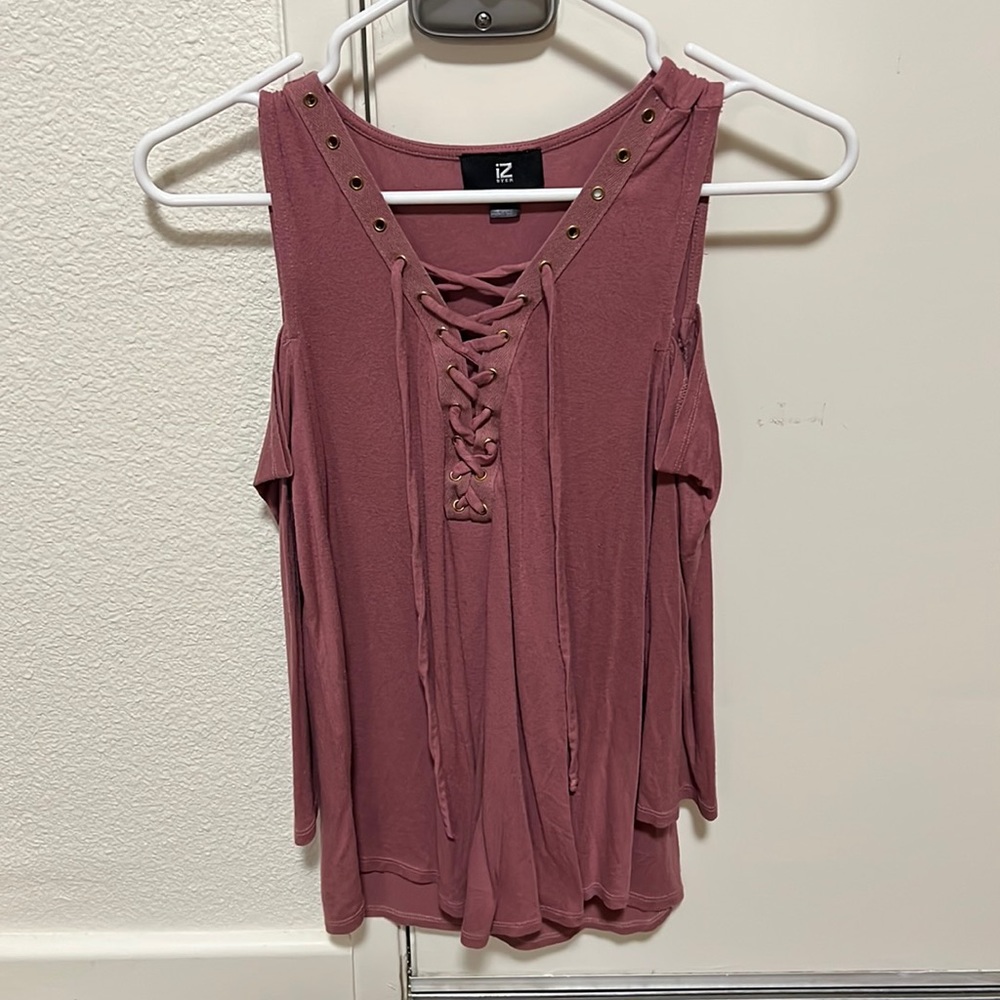 Mid length cutout tee